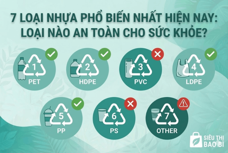 Các loại nhựa phổ biến