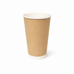 Ly giấy 2 lớp Kraft 650ml (22oz) - Màu nâu