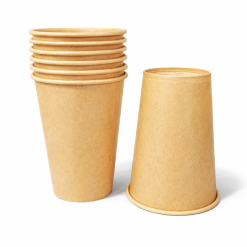 Ly giấy Kraft 500ml (16oz) Փ90 - 2 lớp PE chịu lạnh