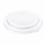 Nắp Bằng Phi 150 (Ø150mm) Nhựa PET - Dùng Cho Tô Giấy Kraft