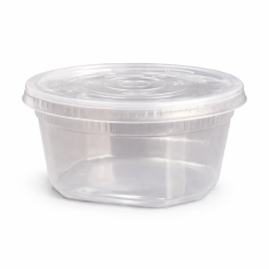 Tô 141 vuông nhựa PP Trắng Trong (600ml) Kèm Nắp